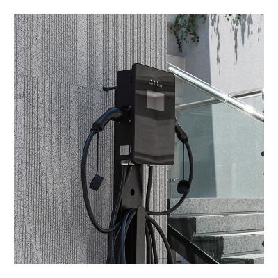 China Electric car charging charging good-discountType2 charging station 11kw EV charger OCPP ev wallbox two sockets for home use for sale