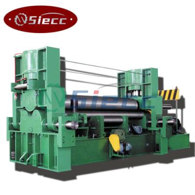 China Building Material Stores W11S Large Size Hydraulic Plate Rolling Machine Pipe Roll Bending Machine No. from 500mm to 2500mm. From roll 3 for sale