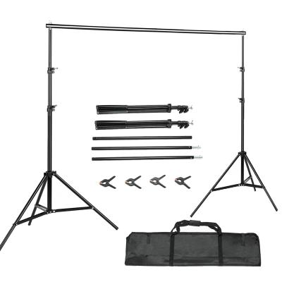 China Aluminum Portable Photo Studio Photography Stand 260x300cm Digital Camera Backdrop Adjustable Photography Studio Stand for sale