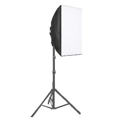 China Mini photography light softbox 5500k led lighting kit photo studio soft box set with 2m light stand for sale