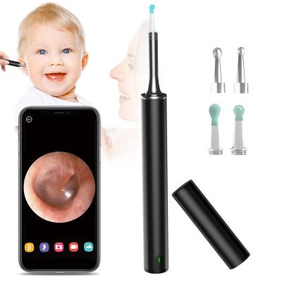 China Aluminum Alloy Ear Wax Removal Tool Remover With Scope 1080P HD Wireless Portable Ear Ear Otoscope for sale