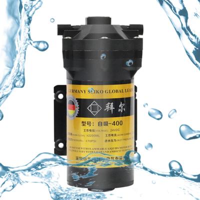 China Hotel 400G Self Priming RO Pump for Reverse Osmosis Water Purifier RO System Diaphragm RO Pump for sale