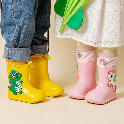 China Waterproof Gay Mario Kids Rain Shoes For Boys And Girls Baby Light EVA Rain Boots for sale