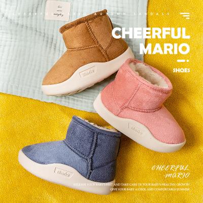 China Baby Cotton Shoes Girls Winter Shoes Anti-slippery Children's Boots New Winter Baby Snow Short Boots Boys Plus Velvet Non-slip for sale