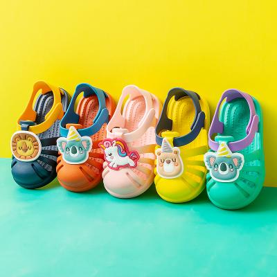 China Light Jolly Baby Mario Hook and Loop Sandals | New EVA Cartoon Shoes for sale