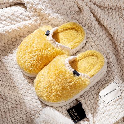 China Light Jolly Mario Girls Cotton Slippers, Fur Shoes, Baby Cotton Home Indoor Non-Slip Shoes for sale