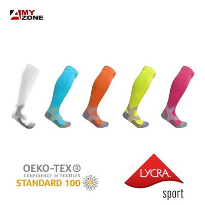 China Breathable Graduated 20-30 mmHg Running Compression Socks for sale