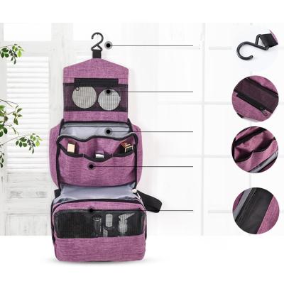 China Portable Waterproof Hanging Toiletry Organizer Bag Cosmetic Bags Toiletry Bag Travel Toiletries Or Pockets for sale