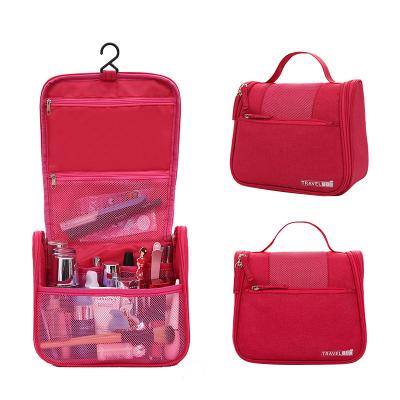 China Portable Travel Toiletry Bag Fashion Travel Cosmetic Storage Bag Hanging Wash Bag for sale