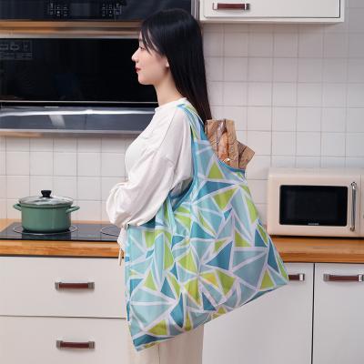 China Custom Shopping Reusable Wholesale Eco-Friendly Fashion Women's Folding Tote Bag for sale