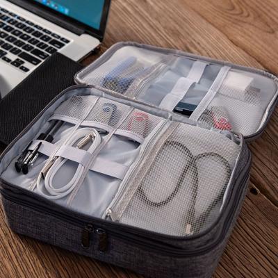 China Bag Digital Storage Folding Portable Bag Organizer Fashion Multifunctional Cable Storage Bag for sale