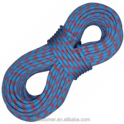 China 8-14mm Waterproof 100% Nylon Material Outdoor Climbing Ropes for sale