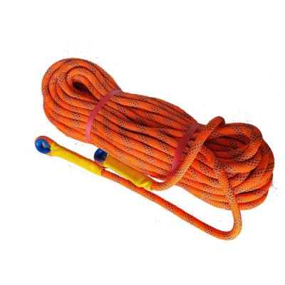 China 10 Mm Waterproof Outdoor Rock Mountaineering Nylon Braided Static Rope for sale