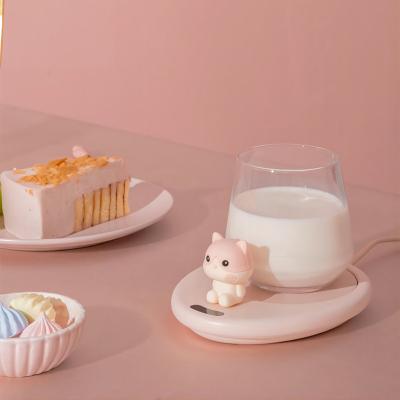 China Viable 2022 Usb Beverage Milk Tea Coffee Pad Coaster Smart Cup Hotter Carton Pad With Time And Temperature Control for sale