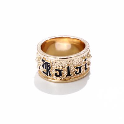 China Komi Ethnic Hawaiian Rings Polynesian Style Rings Gold Plated Slovenia Ring Hawaiian Jewelry Wholesale for sale