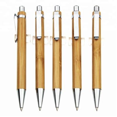 China Lje-01 China Promotional Custom Logo Advertising Ballpoint Pen Eco-friendly Bamboo Ballpoint Pen for sale