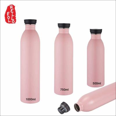 China Sustainable Colored Stainless Steel Sublimation Upright Thermos Bottle for sale