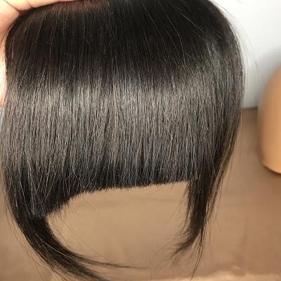 China Remy Hair Fringe Bangs 100 Human Hair Clip In Original Chinese Black Weight Place Color Virgin Material Gram Type High Grade for sale