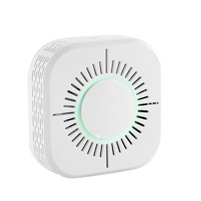 China Tuya Smoke Detector WiFi CE Fire Sensor Remote Control Smart Smoke Detector Sensor For Home Security CE EN14604 for sale