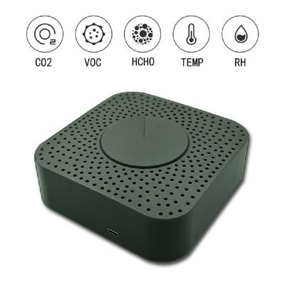 China Tuya Wifi Multi Portable Smart Air Quality Detector Gas Analyzer Portable CO2 4 Meter TVOC HCHO Monitor for sale