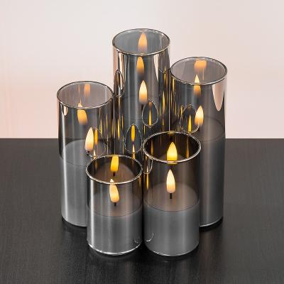 China Wedding 3d Flameless Led Candle Battery Operated Home Key Decoration 10 Matti's Birthday Party Gift Real Christmas Matti's Flame for sale