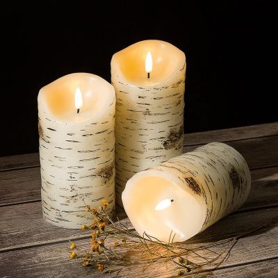 China Wedding Home Eternal Christmas Birthday Party Gift Matti Flameless Pillar Led Candle for sale