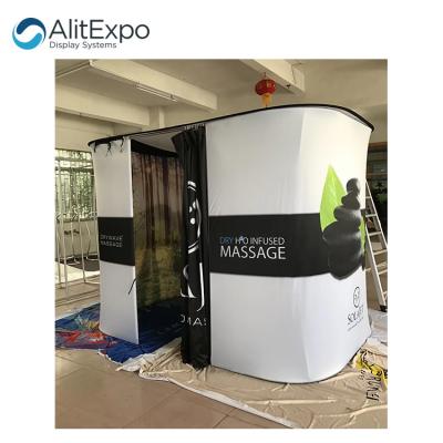 China Publicity & Fair & Portable Aluminum Fabric Exhibition Tension Promotion Frame Cloakroom for sale