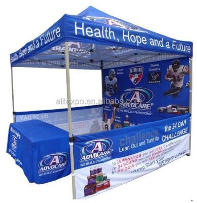 China Aluminum frame/steel frame/advertising fast fireproof folding cheap folding tent custom made outdoor event iron frame for sale