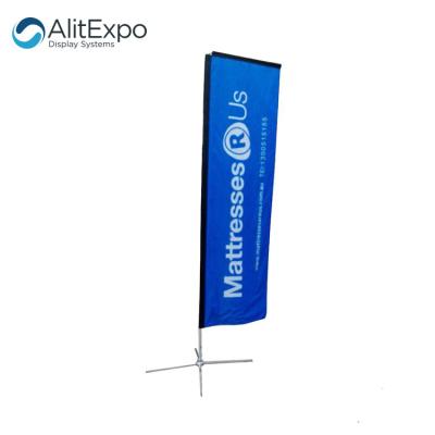 China Custom Wholesale FLYING Beach Flag Feather Flag/Flags for sale