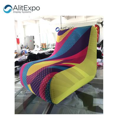 China Exhibitions New Design Advertising Casual Single Inflatable Sofa for sale