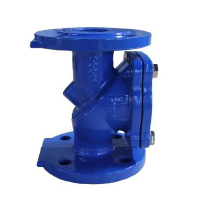 China General Malleable Iron Disc Check Valve Rubber Flap Rubber Check Valve is used for water supply and pipeline for sale