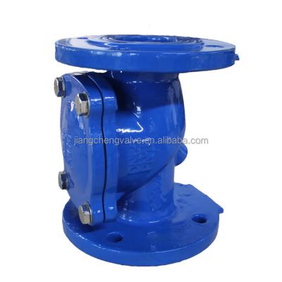 China General Check Valve Malleable Rubber Cast Iron Flange Disc Check Valve Iron Check Valve for sale