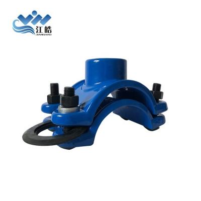 China Water Pipeline Hot Selling Saddle Tapping Tee For PVC Water Supply Pipeline for sale