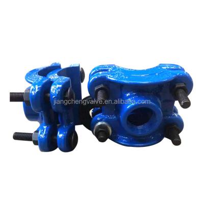 China Water Pipeline Saddle Clamp For PVC Pipe Quick Water Diversion Saddle for sale