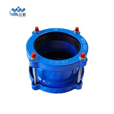 China Water Supply And Sewage Plant Supply Ductil Iron Malleable Iron Pipe Coupling Rigid Coupling for sale