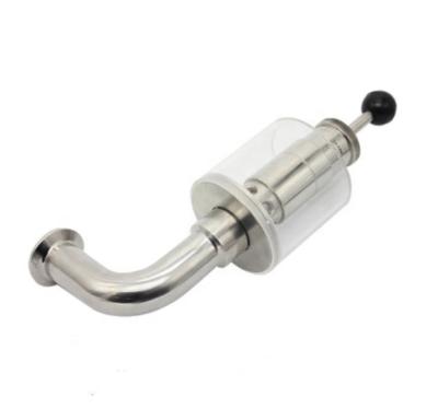 China SS304/SS316 air pressure release general sanitary exhaust valve for reducing pressure on beer fermentation tank for sale