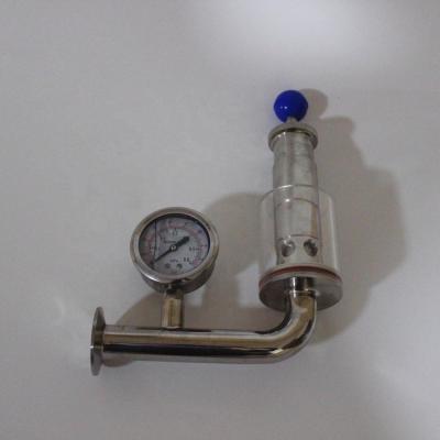 China X&B General Sanitary Food Grade Stainless Steel Pressure Vacuum Safety Relief Valve Air Release Valve for sale