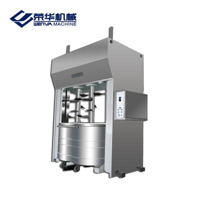 China Snacks Factory PLC Control Professional Vertical Dough Mixer For Cookie Making Machine for sale