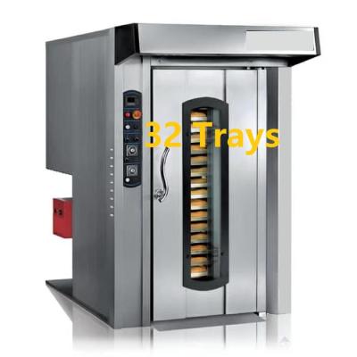 China High Efficiency Revolving Oven 16 Trays Oven Gas Diesel Electric Oven for sale