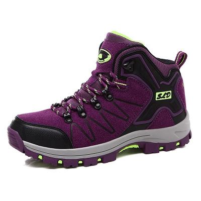 China Lace Up 34-39 Women Hiking Shoes Outdoor Boots Rubber Hike Shoes for sale