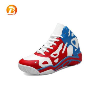 China Fashion\Comfortable\Goods\2022 Wholesale Men's Sneakers Breathable Basketball Shoes OEM Basketball Sports Shoes For Men for sale