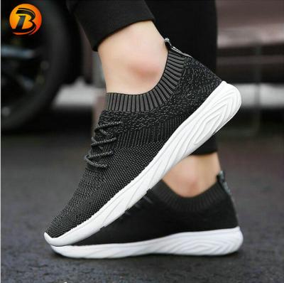 China Fashion Trend Wholesale Custom Slip On Sock Men Knit Sneaker Sport Shoes for sale