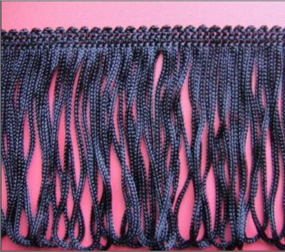 China Fashionable high quality rayon chainette fringes for dress clothes for sale