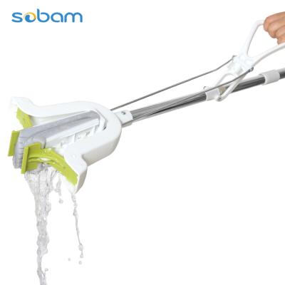 China Viable Sobam PVA Broom Cleaning Magic Sponge Broom with Telescopic Handle for Kitchen and Bathroom Cleaning for sale