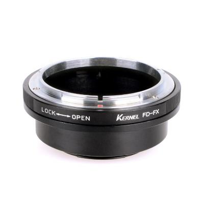 China Aluminum + Brass Core Lens Mount Adapter for FD Lens to Fuji FX Mount Camera Adapter for sale