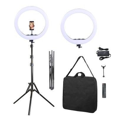 China Fashional Tripod 21 Inch Visual Fill Ring Light Photographic Lighting 3000-6000K with Remote Control and Tripod for Studio Makeup for sale