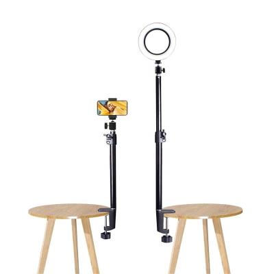 China Adjustable Digital Camera C Clamp Mount Stand Desktop Holder Table Stand for Ring Light for sale