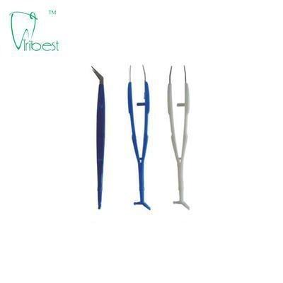 China Oral Examination Dental Tweezer ABS Handle Stainless Steel Head for sale