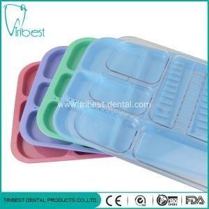 China 34x24cm Colorful Disposable Plastic Instrument Tray zu verkaufen