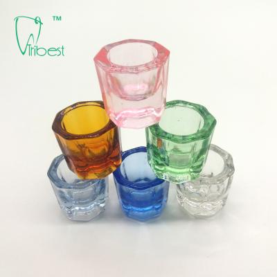 China Colorful Glass Dappen Dish Dental Use for sale